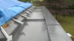stepped Lead gutter and parapet cover