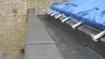 welted lead parapet cover and stepped Lead gutter